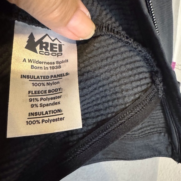 REI Co-Op Black Full-Zip Jacket. Excellent Condition. - Picture 7 of 10